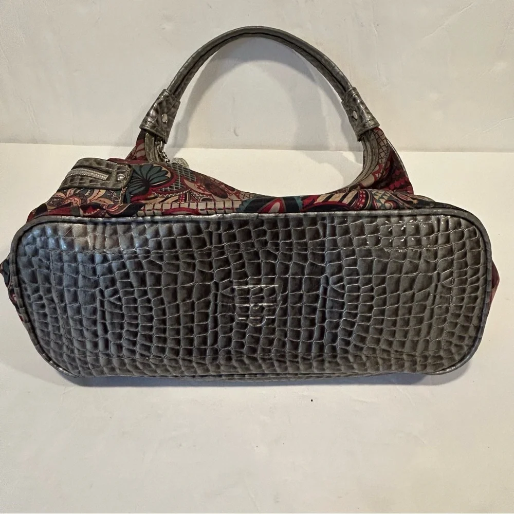 Kathy Van Zeeland Y2K Paisley Print Shoulder Bag Purse, Vintage, Boho, Designer